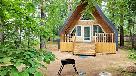 A-Frame, Гостевой дом на базе «Чайка-Селигер», Ланино