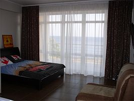 C видом на море. Большой балкон № 1, Гостевой дом Лазурный берег, Морское