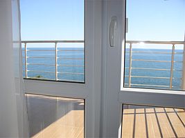 C видом на море. Большой балкон № 3, Гостевой дом Лазурный берег, Морское