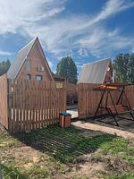 Дом A-frame Номера домов: №1, №2, Гостевой дом Малибу, деревня Большое Таскино