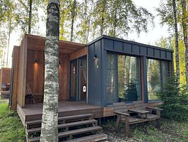 Дом Смарт для 2-4 человек, Загородные дома Klever House Голубое озеро, Ломоносовский район
