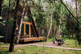 Маленькие треугольники, Глэмпинг А-Ферма, деревня Авсюнино