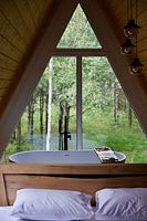 Большой треугольник с ванной, Глэмпинг А-Ферма, деревня Авсюнино