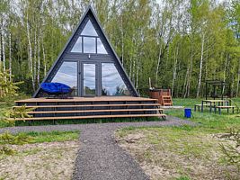 Дом №4 А-фрейм, Глэмпинг Дача без забот, Якшино