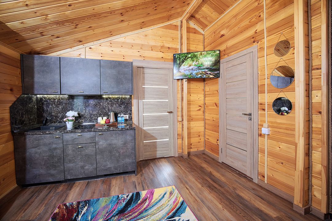 Дом Романтика 4-местный 1-комнатный (с купелью)