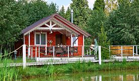 Дом 4-мест.2-ком.у Озера, База отдыха Просто Эко, Клинский район