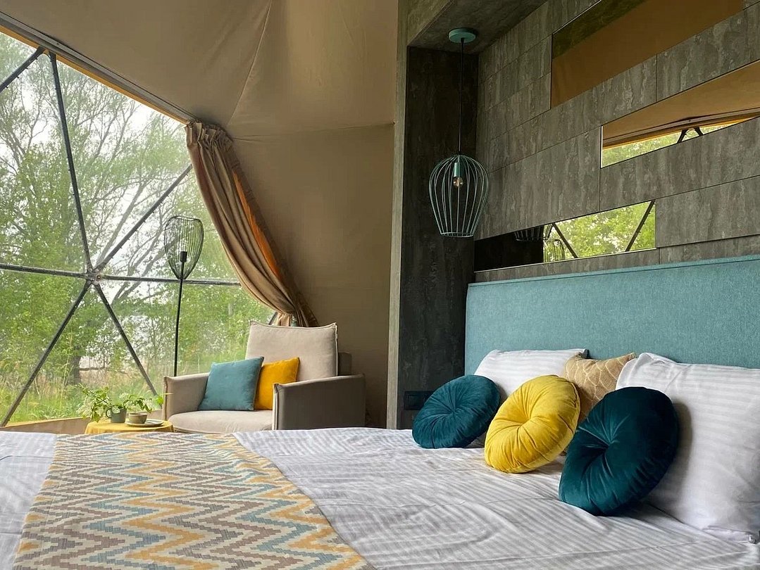 Геокупол 2-местный (с видом на Волгу)