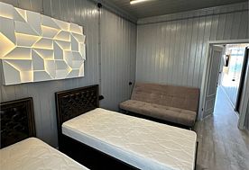 1-мест. (разм. в 2-мест.) коттедж "Деревянный домик", Коттеджный комплекс Оазис домики у моря, Избербаш