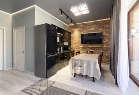 3-мест. (разм. в 4-мест.) домик 2 ряд, 2 этаж, Коттеджный комплекс Оазис домики у моря, Избербаш