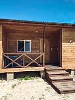 4х местные домики с удобствами, База отдыха Восточный Бриз, поселок Волчанец