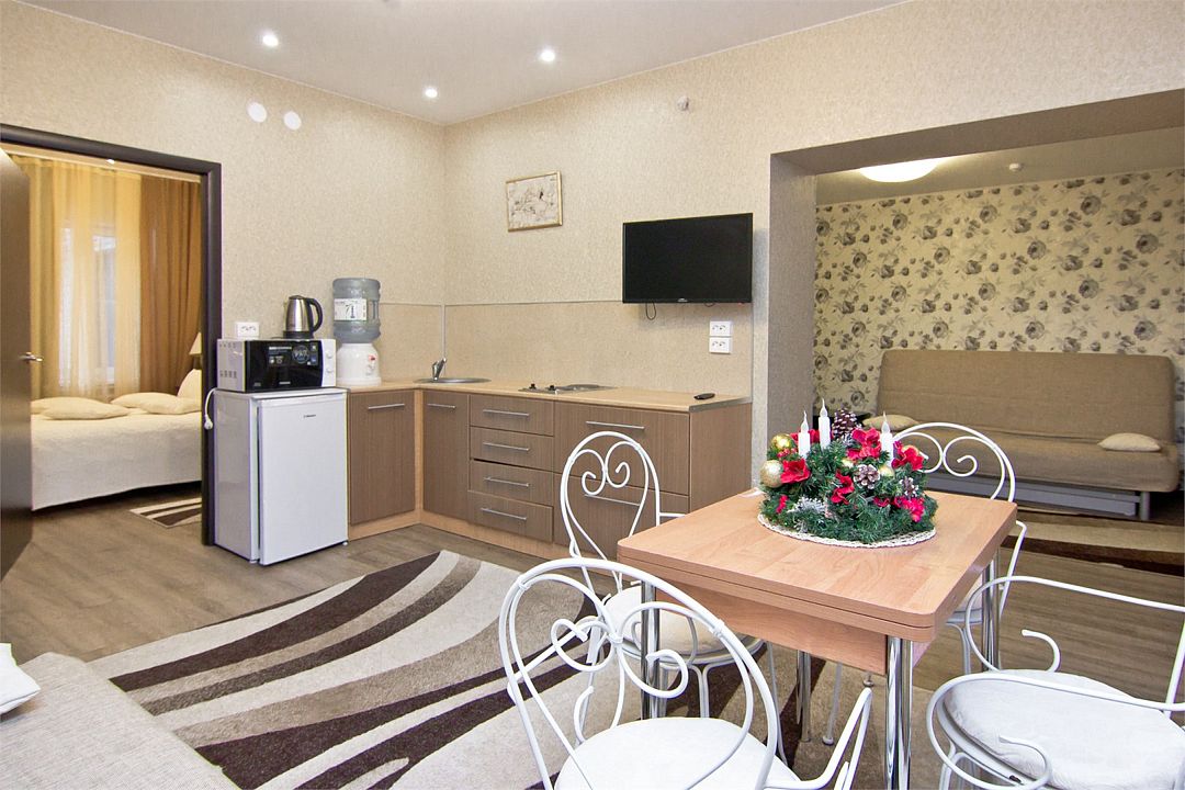 Апартаменты Мини 4-местный 3-комнатный (корпус №2)