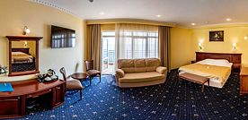 Корпус "МОРСКОЙ БРИЗ" номер "Студия с балконом", Пансионат Виктория-отдых, Лазаревское