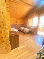 Студия (деревянный корпус) с балконом, Гостевой дом Ирбис, Теберда