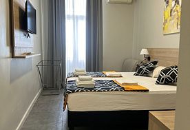 1-мест. (разм. в 2-мест.) еврономер с балк., корп. 1, Дом отдыха Мидель Гагра, Гагра