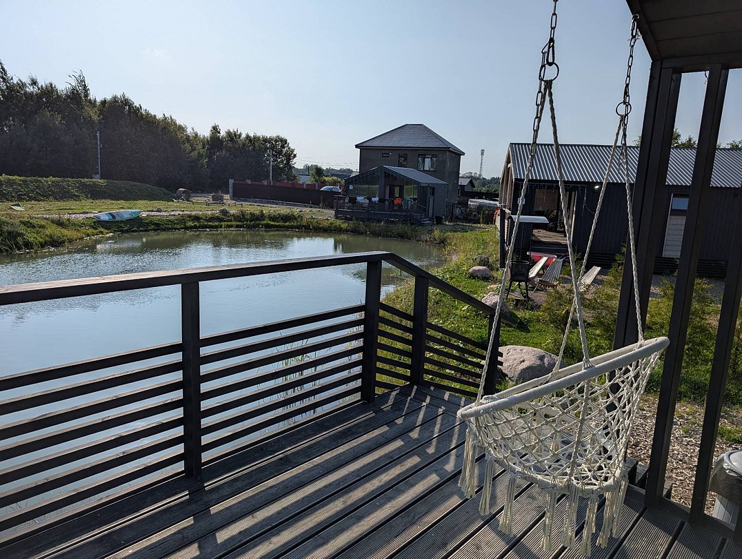 Фото 1 из отзыва о загородном комплексе Мишка на прудах