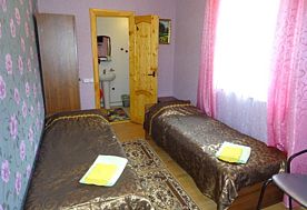 1-мест. (разм. в 2-мест.) станд. повыш. комф., База отдыха Золотая бухта, Пицунда