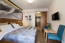 Двухместный номер с 1 кроватью или 2 отдельными кроватями и балконом, Гостевой дом Грейстоун, Эстосадок