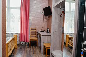 Двухместный номер Standard с красивым видом из окна двуспальная кровать, База отдыха Рыбачий стан, Теберда