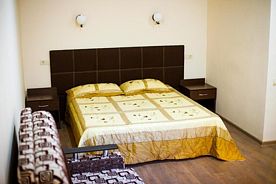 Семейная стандартная комната с кухней, Гостевой дом Сапфир, Адлер