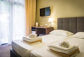 1-мест. (разм. в 2-мест.) станд. (вид на горы/боковой), корп. 1, Пансионат Нарт, Гагра