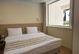 1-мест. (разм. в 2-мест.) станд. с балк. (вид на парк), Отель Portoritsa, Гечрипш