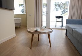 1-мест. (разм. в 2-мест.) джуниор сьют с террасой (вид на море), Отель Portoritsa, Гечрипш