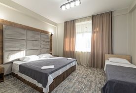 2-мест.(разм. в 5-мест.) 2-комн. апартаменты, Гостевой дом Ansar, Избербаш