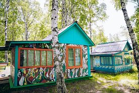 Четырехместный домик эконом, База отдыха Байкальские Зори, Кабанский район