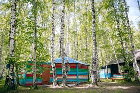 Пятиместная юрта эконом, База отдыха Байкальские Зори, Кабанский район