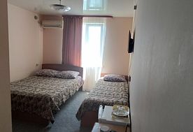 3-мест. станд. с балк. в корпусе на территории, Пансионат Солнечный, Холодная речка