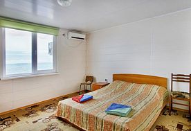 1-мест. (разм. в 2-мест.) номер в корпусе на пляже, Пансионат Солнечный, Холодная речка