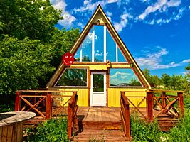 A-frame для 8-х человек, База отдыха У Рустэма, Шарипово