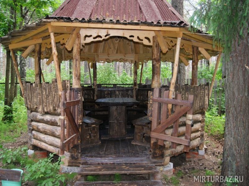 вход в беседку