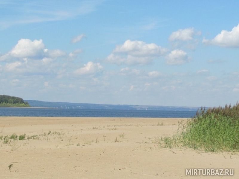 Пляж у Волги