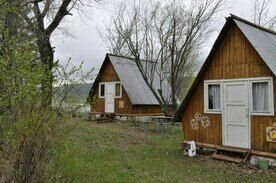 Летний дом-шалаш, База отдыха Солнечный берег, поселок Царевщина