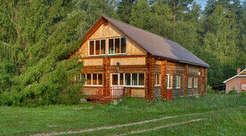 Сруб, База отдыха Приокская поляна, Заокский район