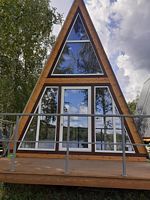 Малый А-фрейм №1 Номера домов: 1, База отдыха Марциальные ключи. Утуки, Утуки