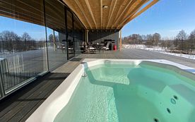 Water Villa 3 - дом с горячей джакузи и грилем на террасе Номера домов: №3, Water Villa — дома в аренду, село Вороново