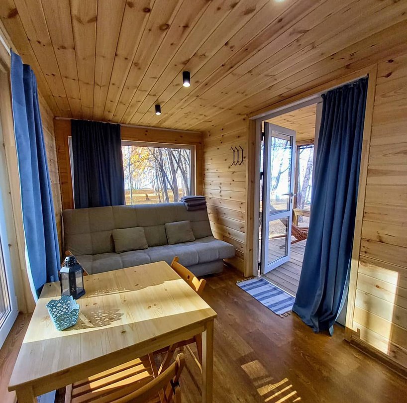 Глемпинг 4-местный 2-комнатный