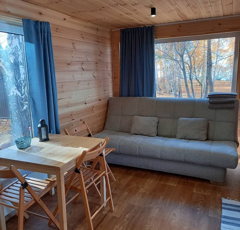 Глемпинг 4-местный 2-комнатный