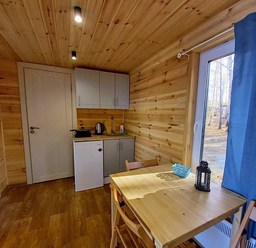 Глемпинг 4-местный 2-комнатный