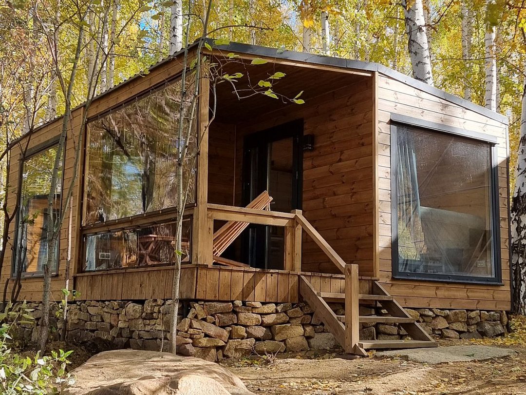 Глемпинг 4-местный 2-комнатный