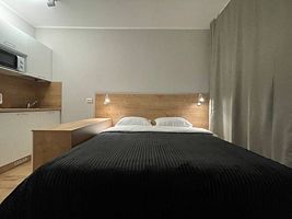 Апартаменты в ЖК "START"  (спальные места 2) (Метро Парнас, 15 минут пешком), Rauktis City Apartments, Выборгский район
