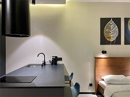 Роскошная квартира-студио ЖК "Облака" (Метро Лесная, 5 минут пешком), Rauktis City Apartments, Выборгский район