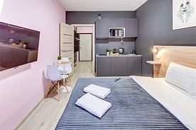 Апартаменты-студио ЖК "LIKE" (Метро Площадь Мужества, 10 минут пешком), Rauktis City Apartments, Выборгский район