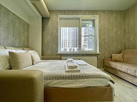 Студия Комфорт  (метро Московская/Звёздная) недалеко Аэропорт, Rauktis City Apartments, Выборгский район