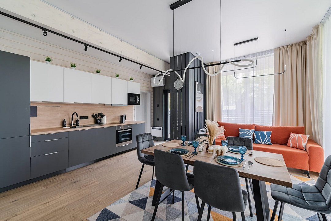 Дом 6-местный 4-комнаный (Glass box 85)