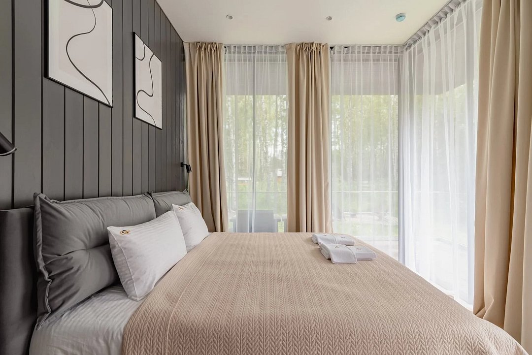 Дом 6-местный 4-комнаный (Glass box 85)