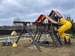 Коттедж 2-местный 1-комнатный (с камином и баней)