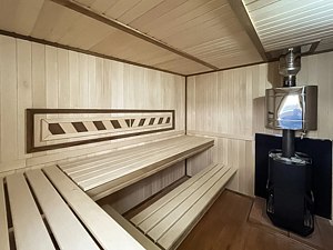 Коттедж 2-местный 1-комнатный (с камином и баней)